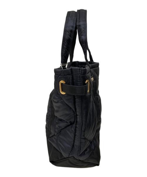 SITA PARANTICA（シータパランティカ）sita parantica (シータパランティカ) キルティングナイロントートバッグ ブラックの古着・服飾アイテム