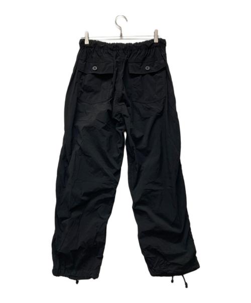 COMME des GARCONS HOMME（コムデギャルソン オム）COMME des GARCONS HOMME (コムデギャルソン オム) ナイロンタイプライターパンツ ブラック サイズ:Ｍの古着・服飾アイテム