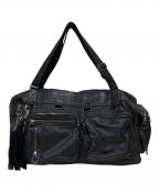 DIOR HOMMEディオール オム）の古着「レザーボストンバッグ」｜ブラック