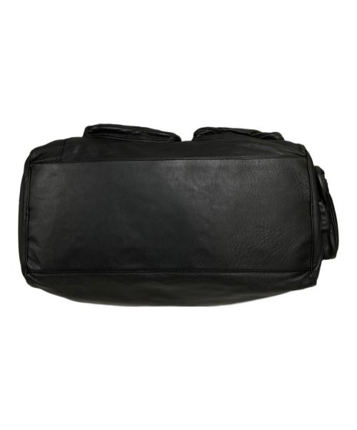 DIOR HOMME（ディオール オム）Dior Homme (ディオール オム) レザーボストンバッグ ブラックの古着・服飾アイテム