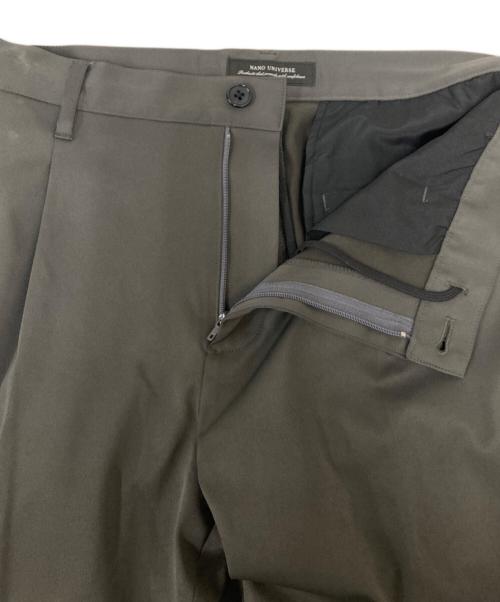 nano・universe（ナノ・ユニバース）nano・universe (ナノ・ユニバース) セクウェルサテンストレッチジャケットセットアップ オリーブ サイズ:Sの古着・服飾アイテム