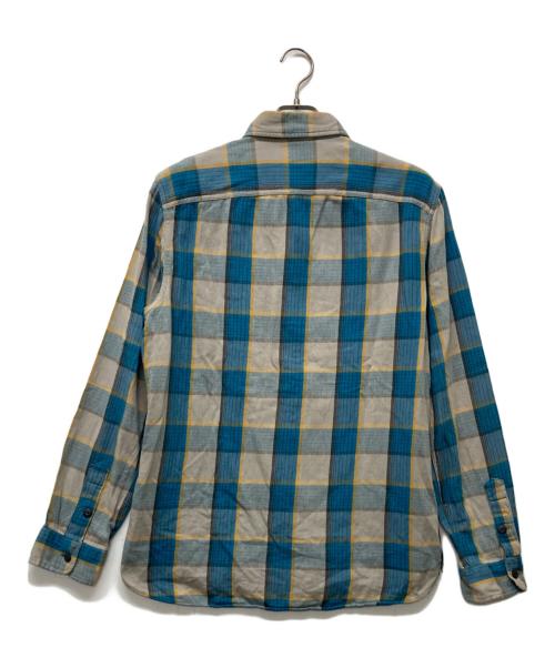 RRL（ダブルアールエル）RRL (ダブルアールエル) フランネルシャツ ブルー サイズ:Mの古着・服飾アイテム