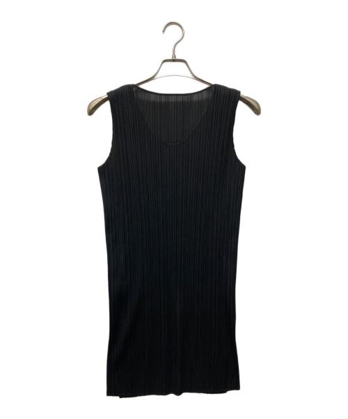 PLEATS PLEASE（プリーツプリーズ）PLEATS PLEASE (プリーツプリーズ) プリーツワンピース ブラック サイズ:Mの古着・服飾アイテム