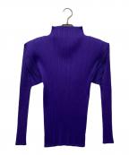 PLEATS PLEASEプリーツプリーズ）の古着「プリーツ長袖カットソー」｜パープル