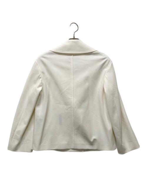 Max Mara Studio（マックスマーラ ストゥディオ）MAX MARA STUDIO (マックスマーラ ストゥディオ) ダブルジャケット ホワイト サイズ:36の古着・服飾アイテム