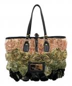 VALENTINO GARAVANIヴァレンティノ・ガラヴァーニ）の古着「ロジェフラワートートバッグ」｜ブラック