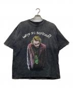 MAISON SPECIALメゾンスペシャル）の古着「「JOKER」Prime-Over Crew Neck T-Shirt」｜ブラック