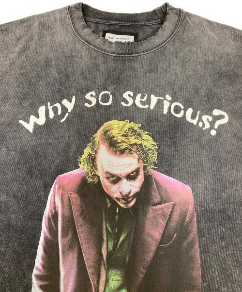 MAISON SPECIAL（メゾンスペシャル）MAISON SPECIAL (メゾンスペシャル) 「JOKER」Prime-Over Crew Neck T-Shirt ブラック サイズ:1の古着・服飾アイテム