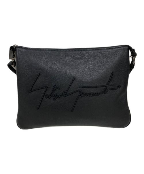discord Yohji Yamamoto（ディスコード ヨウジヤマモト）discord Yohji Yamamoto (ディスコード ヨウジヤマモト) Signature sacoche ブラックの古着・服飾アイテム