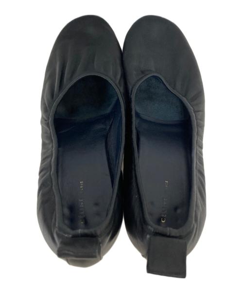 CELINE（セリーヌ）CELINE (セリーヌ) ソフトバレリーナ パンプス 70 ブラック サイズ:SIZE 37の古着・服飾アイテム