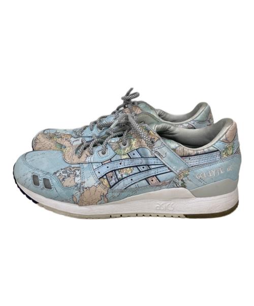 asics（アシックス）asics (アシックス) ATOMS (アトムズ) Asics Gel-Lyte III Atmos World Map スカイブルー サイズ:27.5cmの古着・服飾アイテム