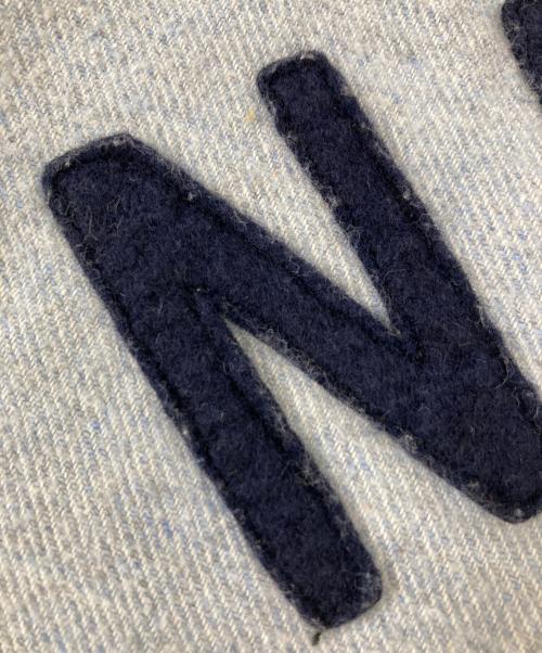 EMPIRE（エンパイア）EMPIRE (エンパイア) NEWYORK YANKEES フランネル ベースボールシャツ ブルー サイズ:XLの古着・服飾アイテム