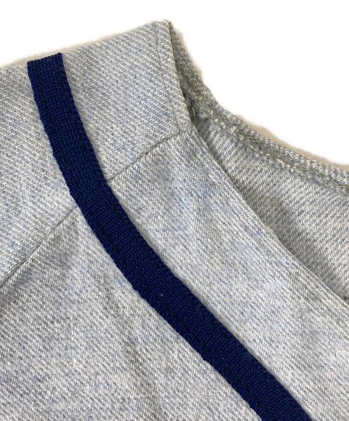 EMPIRE（エンパイア）EMPIRE (エンパイア) NEWYORK YANKEES フランネル ベースボールシャツ ブルー サイズ:XLの古着・服飾アイテム