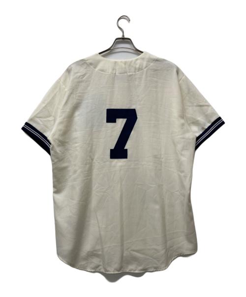 Majestic（マジェスティック）Majestic (マジェスティック) ヴィンテージベースボールシャツ ホワイト サイズ:SIZE XLの古着・服飾アイテム