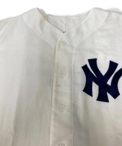 Majestic（マジェスティック）Majestic (マジェスティック) ヴィンテージベースボールシャツ ホワイト サイズ:SIZE XLの古着・服飾アイテム