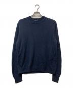 Acne studiosアクネ ストゥディオス）の古着「ラウンドネックニット」｜ネイビー