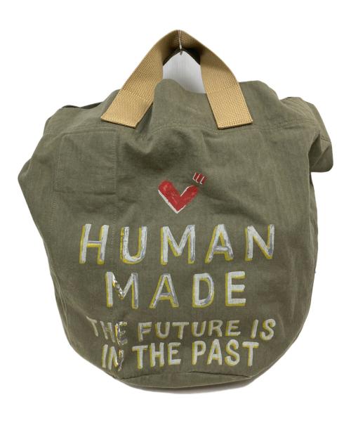 HUMAN MADE（ヒューマンメイド）HUMAN MADE (ヒューマンメイド) ショルダーバッグ オリーブの古着・服飾アイテム