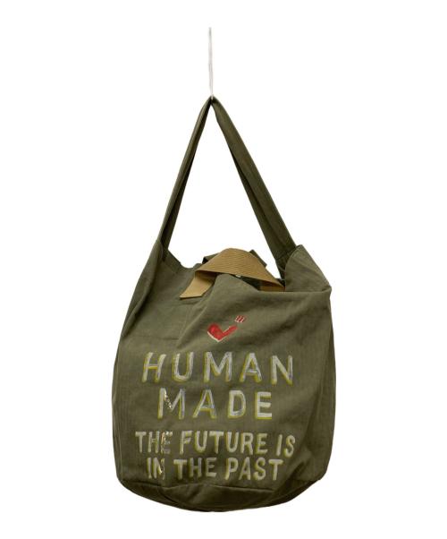 HUMAN MADE（ヒューマンメイド）HUMAN MADE (ヒューマンメイド) ショルダーバッグ オリーブの古着・服飾アイテム