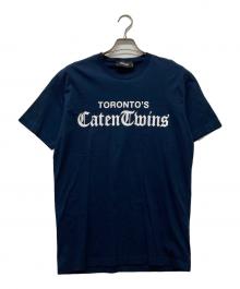 DSQUARED2（ディースクエアード）の古着「プリントTシャツ」｜ネイビー