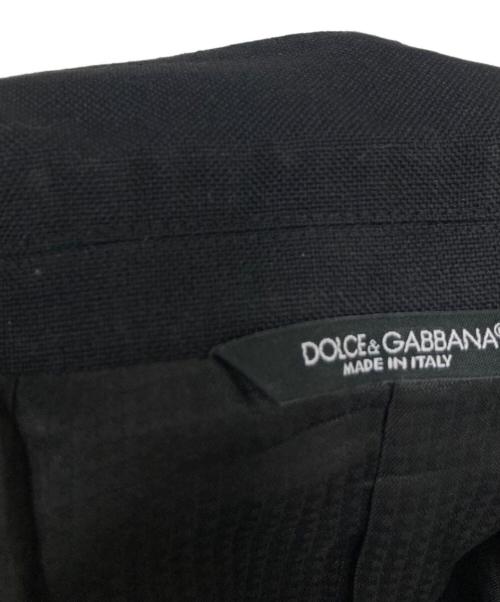 DOLCE & GABBANA（ドルチェ＆ガッバーナ）DOLCE & GABBANA (ドルチェ＆ガッバーナ) テーラードジャケット ブラック サイズ:44の古着・服飾アイテム