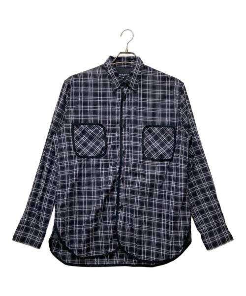 COMME des GARCONS HOMME（コムデギャルソン オム）COMME des GARCONS HOMME (コムデギャルソン オム) チェックシャツ ネイビー サイズ:Ｍの古着・服飾アイテム