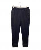 PRADAプラダ）の古着「ラバーロゴスウェットパンツ」｜ネイビー