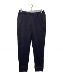 PRADA（プラダ）の古着「ラバーロゴスウェットパンツ」｜ネイビー