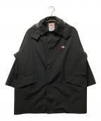 DANTONダントン）の古着「SHORT BALMACAAN COAT」｜ブラック