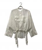 UN3D.アンスリード）の古着「アウトポケットドルマンシャツ」｜ホワイト