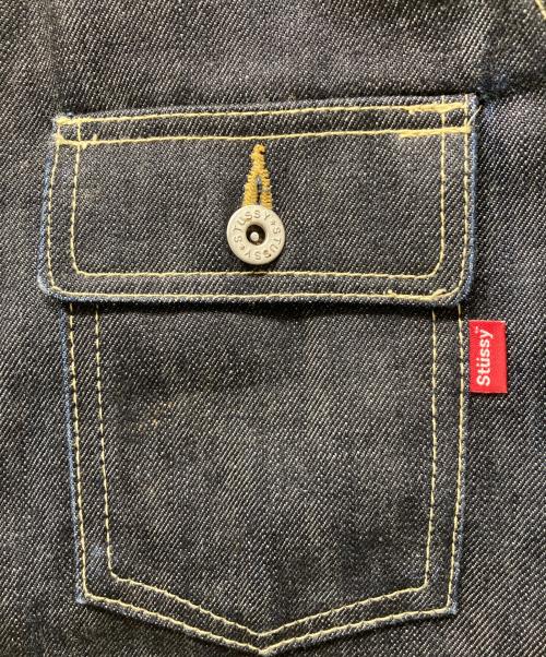 stussy（ステューシー）stussy (ステューシー) デニムジャケット インディゴ サイズ:Ｌの古着・服飾アイテム