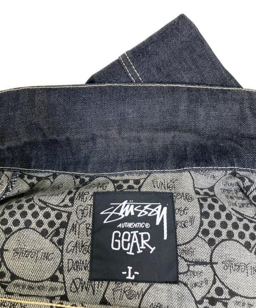 stussy（ステューシー）stussy (ステューシー) デニムジャケット インディゴ サイズ:Ｌの古着・服飾アイテム