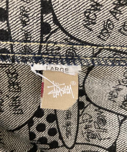 stussy（ステューシー）stussy (ステューシー) デニムジャケット インディゴ サイズ:Ｌの古着・服飾アイテム