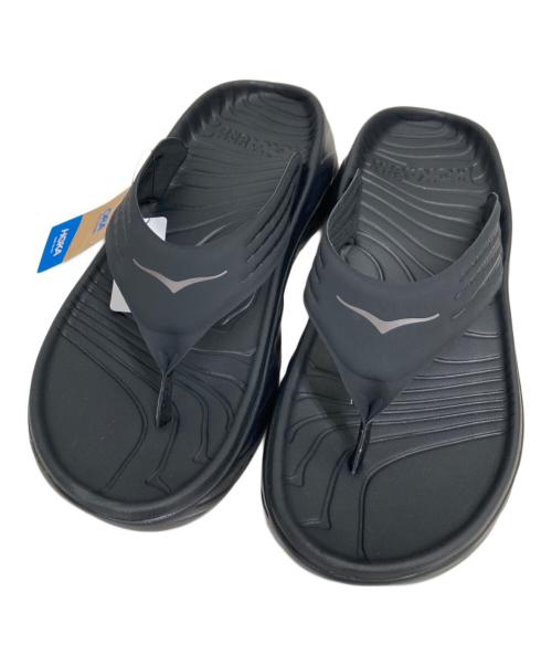 HOKAONEONE（ホカオネオネ）HOKAONEONE (ホカオネオネ) ORA RECOVERY FLIP ブラック サイズ:SIZE 27cm 未使用品の古着・服飾アイテム