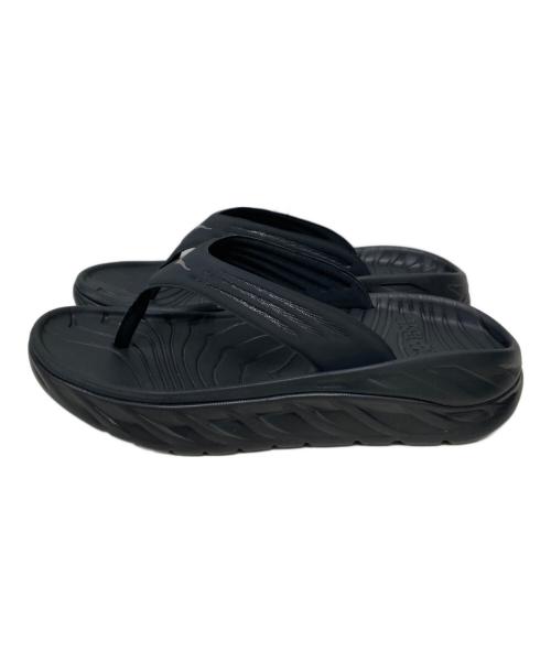 HOKAONEONE（ホカオネオネ）HOKAONEONE (ホカオネオネ) ORA RECOVERY FLIP ブラック サイズ:SIZE 27cm 未使用品の古着・服飾アイテム