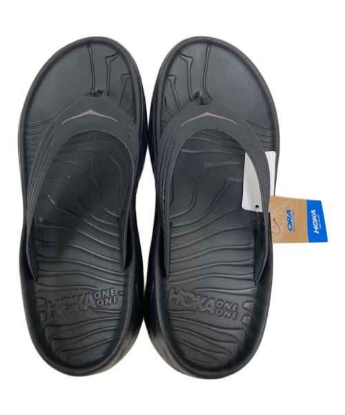 HOKAONEONE（ホカオネオネ）HOKAONEONE (ホカオネオネ) ORA RECOVERY FLIP ブラック サイズ:SIZE 27cm 未使用品の古着・服飾アイテム