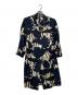 'S Max Mara（エスマックスマーラ）の古着「総柄シルクワンピース」｜ネイビー