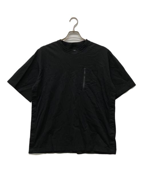 sacai（サカイ）sacai (サカイ) 24SS Cotton Jersey T-Shirt ブラック サイズ:2の古着・服飾アイテム