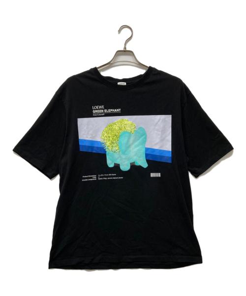 LOEWE（ロエベ）LOEWE (ロエベ) チア エレファント Tシャツ ブラック サイズ:Lの古着・服飾アイテム