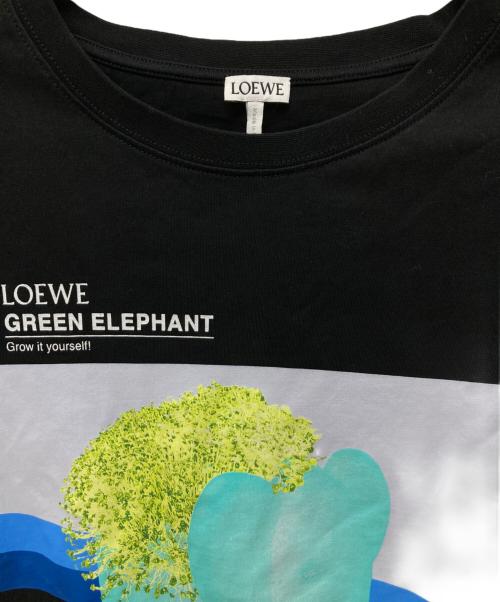 LOEWE（ロエベ）LOEWE (ロエベ) チア エレファント Tシャツ ブラック サイズ:Lの古着・服飾アイテム