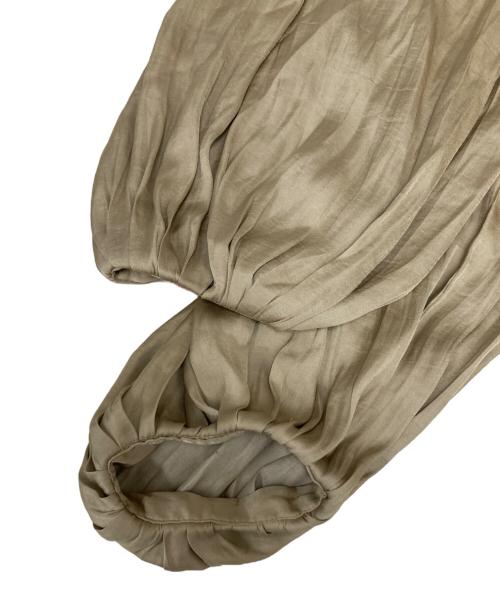 laube blanc（ローブブラン）LAUBE BLANC (ローブブラン) ブラウスワンピース ベージュ サイズ:SIZE Mの古着・服飾アイテム