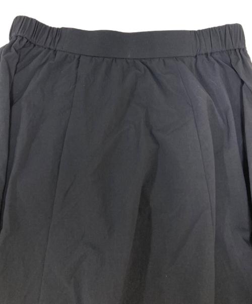 allureville（アルアバイル）allureville (アルアバイル) バイヤス切替ギャザースカート ブラック サイズ:SIZE１の古着・服飾アイテム