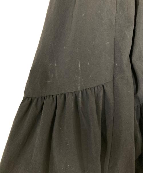 allureville（アルアバイル）allureville (アルアバイル) バイヤス切替ギャザースカート ブラック サイズ:SIZE１の古着・服飾アイテム