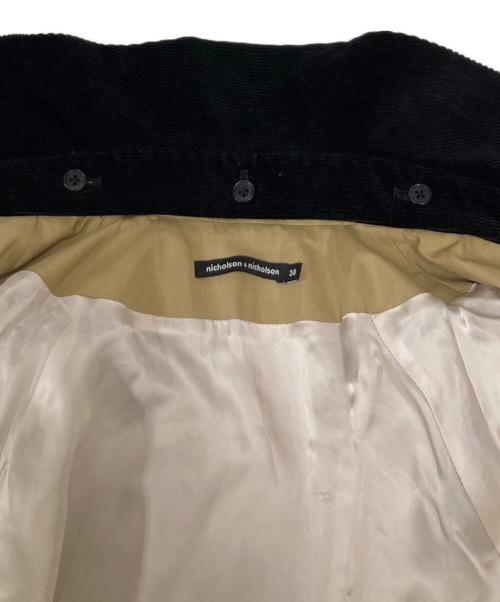 nicholson and nicholson（ニコルソンアンドニコルソン）nicholson and nicholson (ニコルソンアンドニコルソン) コットン ギャバジン ラグラン ジャケット ベージュ サイズ:38の古着・服飾アイテム