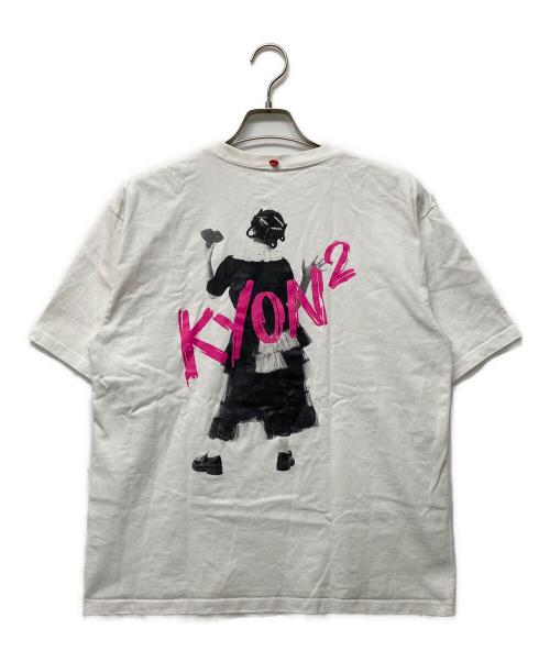 vermeerist beams（フェルメリストビームス）Vermeerist BEAMS (フェルメリストビームス) Kyoko Koizumi (キョウコ コイズミ) Kyon2 フォトT ホワイト サイズ:XLの古着・服飾アイテム