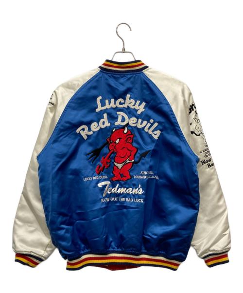 TED COMPANY（テッドカンパニー）TED COMPANY (テッドカンパニー) リバーシブルスカジャン ブルー サイズ:44の古着・服飾アイテム