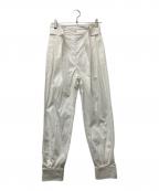 MaxMaraマックスマーラ）の古着「ベルテッドパンツ」｜ホワイト