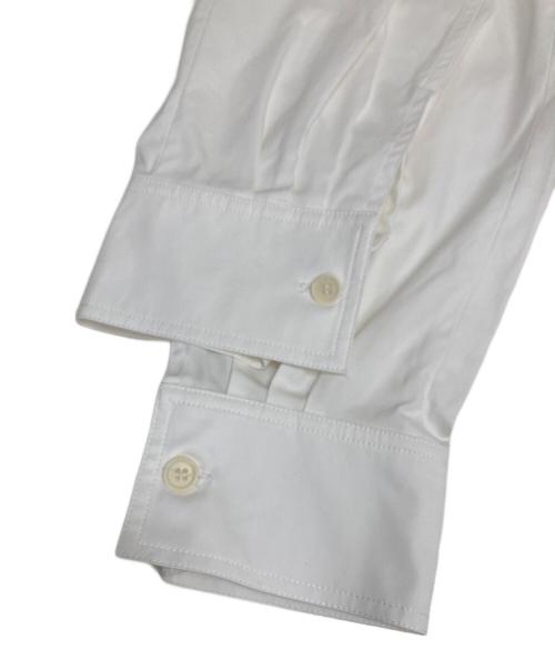 MaxMara（マックスマーラ）MaxMara (マックスマーラ) ベルテッドパンツ ホワイト サイズ:SIZE 38の古着・服飾アイテム