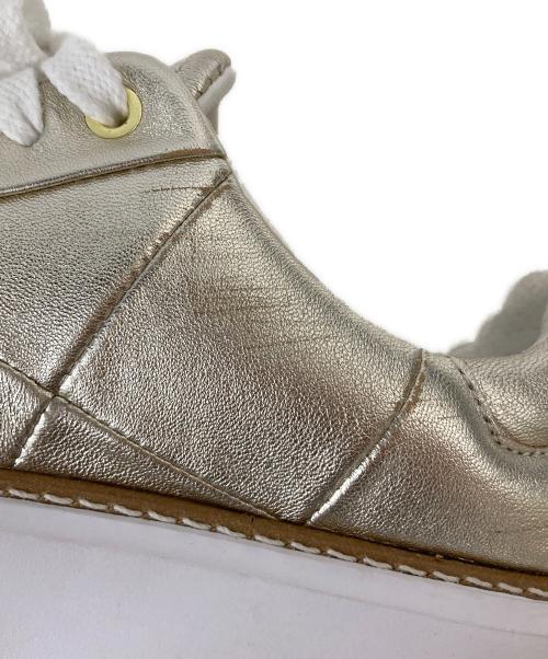 COLE HAAN（コールハーン）COLE HAAN (コールハーン) グランドプロ トップスピン スニーカー ゴールド サイズ:6Bの古着・服飾アイテム