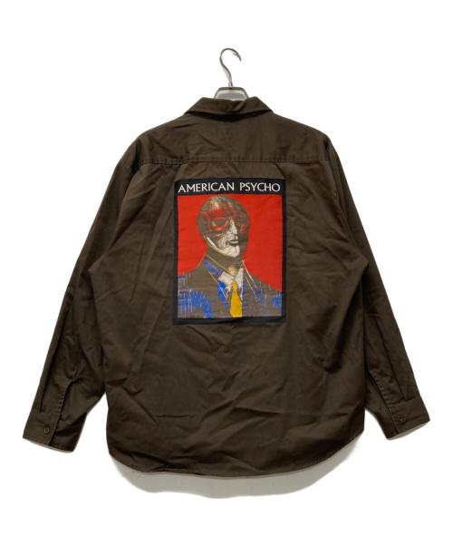 SUPREME（シュプリーム）Supreme (シュプリーム) AMERICAN PSYCHO WORK SHIRT ブラウン サイズ:SIZE XLの古着・服飾アイテム