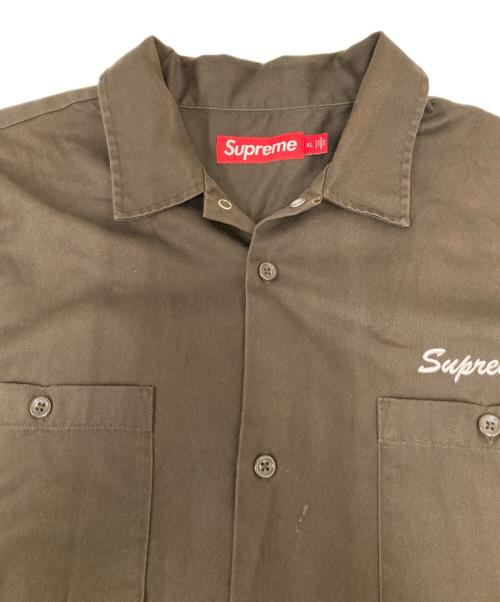SUPREME（シュプリーム）Supreme (シュプリーム) AMERICAN PSYCHO WORK SHIRT ブラウン サイズ:SIZE XLの古着・服飾アイテム